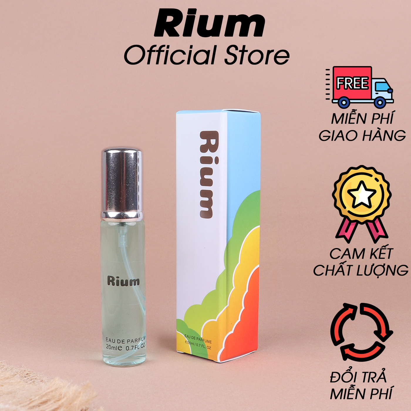 Nước hoa nam Rium Ocean lưu hương 12 tiếng và mùi thơm quyến rũ 20ml cao cấp RU01 – Nước hoa nam 20ml