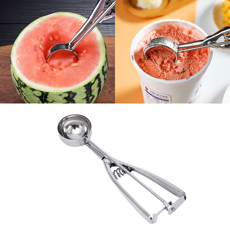 MUỖNG MÚC KEM INOX, CUP KEM INOX, MUI KEM TRÒN 40mm, 50mm, 60mm. TH610.611.612