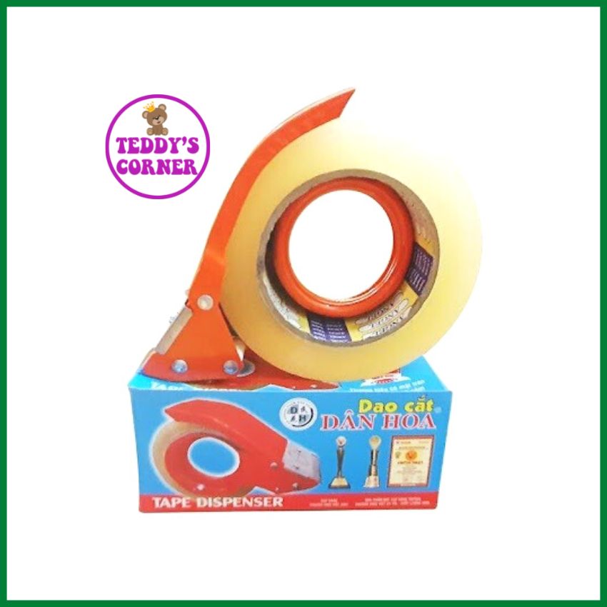 Dụng cụ cắt băng keo dân hoa 5p tay cầm sắt; teddy cornner.
