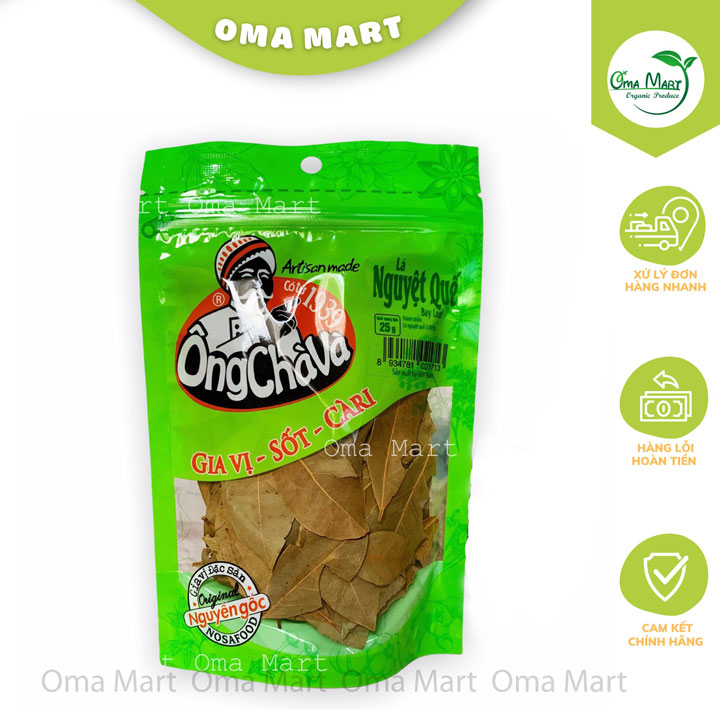 Lá nguyệt quế nguyên chất Ông Chà Và 25g