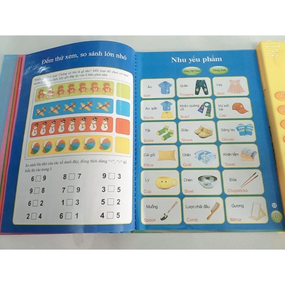 Sách điện tử song ngữ anh việt giúp cho bé học tiếng anh-toán-tiếng việt