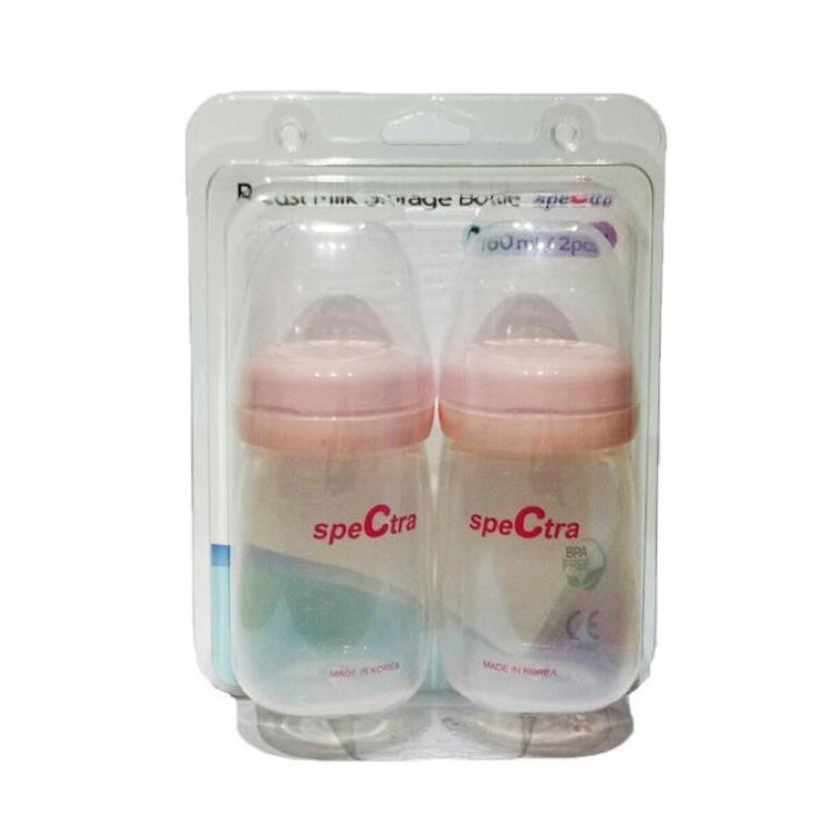 Bộ 2 bình trữ sữa spectra có nắp đậy