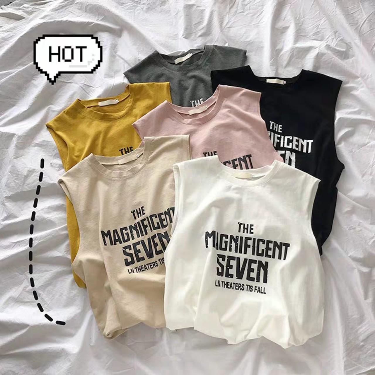 Áo thun nữ form rộng sát nách thời trang hàn quốc nh06