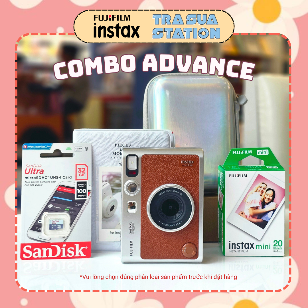 [HN] Fujifilm Instax Mini Evo - Máy ảnh lấy ngay Fujifilm - Chính hãng BH 1 năm - Tặng kèm 10 film