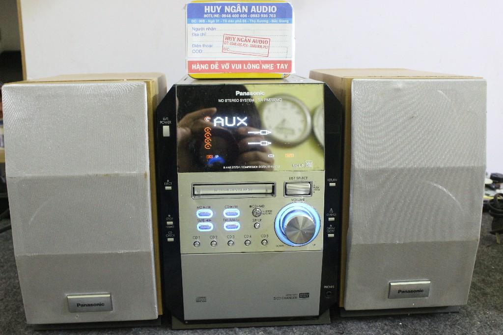 Dàn mini panasonic: sa-pm700md chạy aux