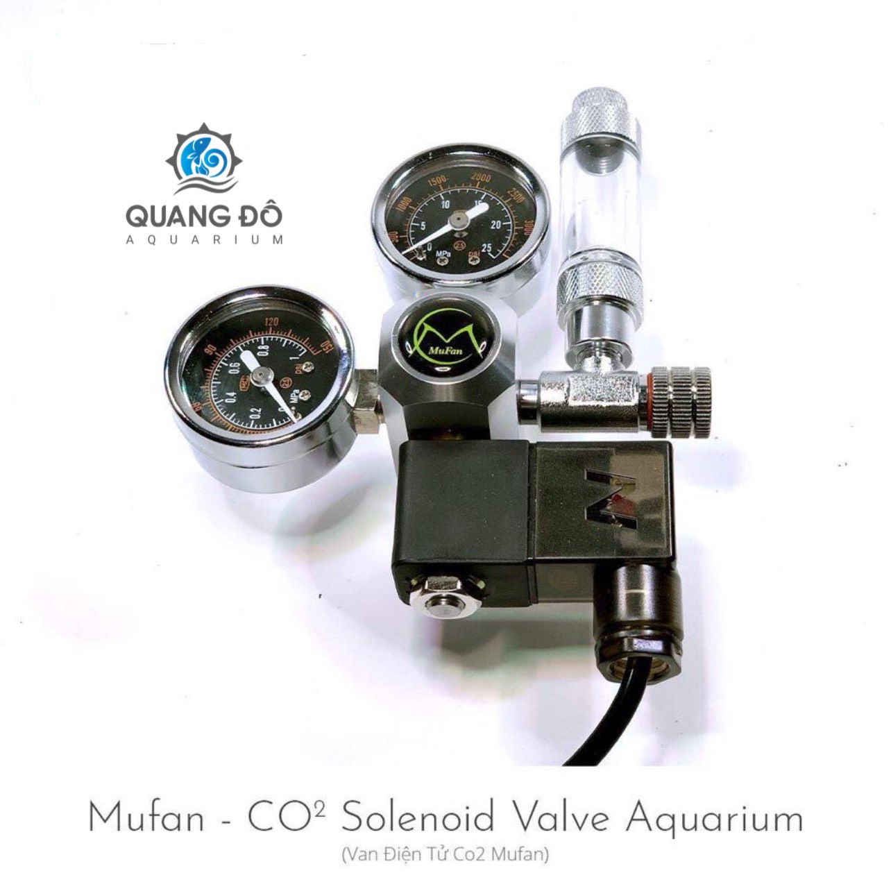 Van điện mufan 220v - van điện mufan kèm đếm giọt
