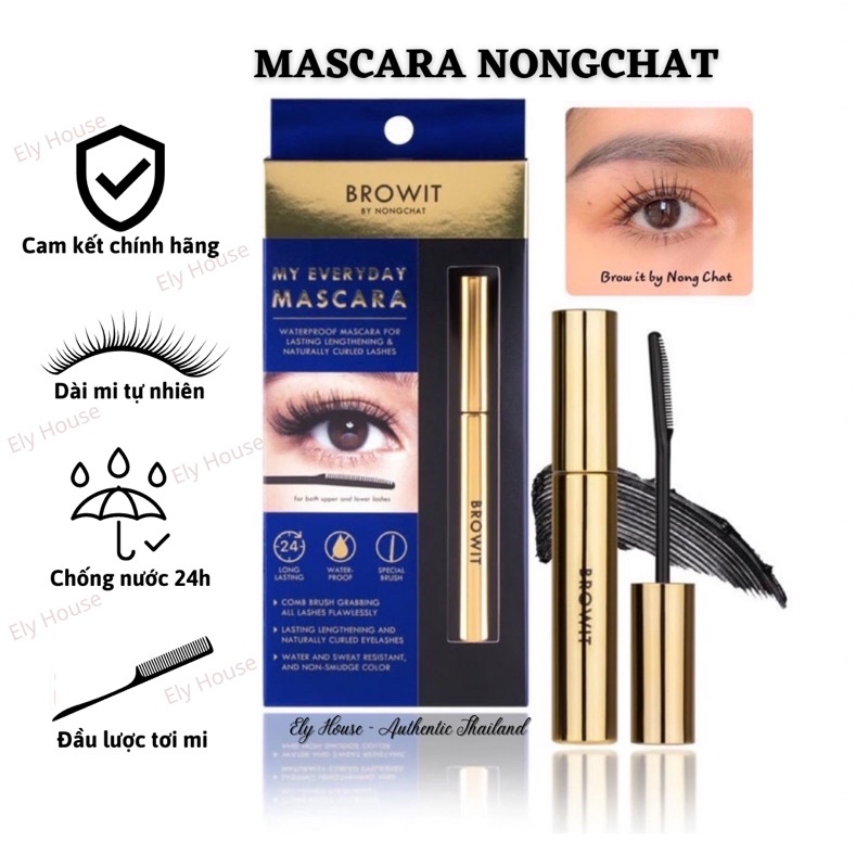 MASCARA BROWIT My Everyday by Nongchat Thái Lan - Dài