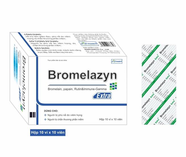[HCM]THỰC PHẨM CHỨC NĂNG BROMELAZYN EXTRA – HỖ TRỢ GIẢM ĐAU