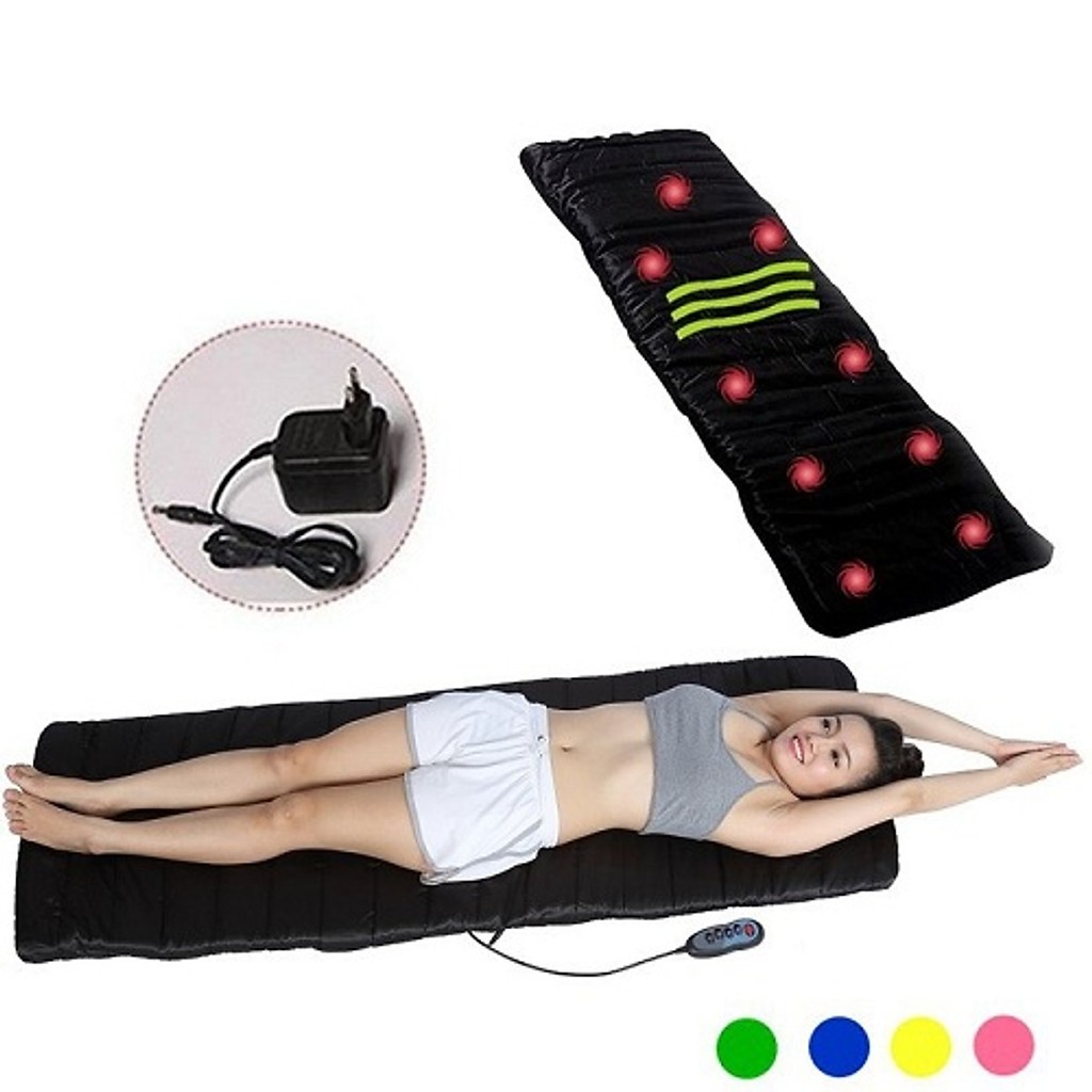 [HCM]Nệm massage toàn thânĐệm ghế mát xa toàn thân tặng Máy mát-xa xung điện trị liệu 4 miếng dán.đệm toàn thân cao cấp chất lượng Bảo Hành 1 đổi 1 trên toàn quốc(SALE-50%)
