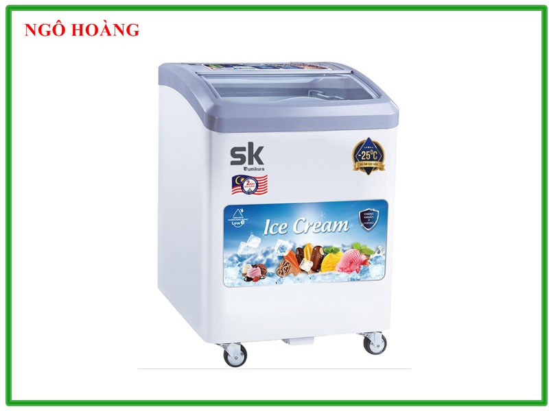 Trả góp 0% - tủ kem sumikura skfs-220s 150l