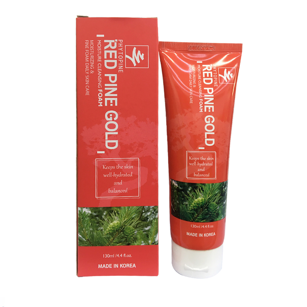 [Chính Hãng] Sữa Rửa Mặt Tinh Dầu Thông Đỏ Red Pine Gold Hàn Quốc 130ml