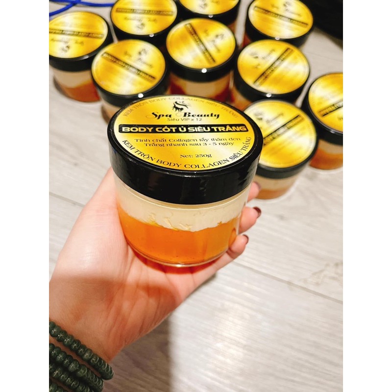 HCM]SIÊU HÓT- KEM BODY CỐT THÁI-Kem dưỡng trắng toàn thân body cốt trắng từ phôi kem mặt an toàn hiệu quả cho da chai lì Thanh Thanh hũ 220gr