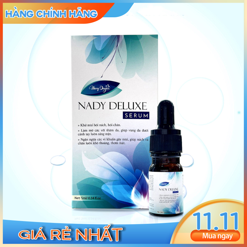 Serum Khử Mùi Hôi Nách Nady Deluxe Nàng Duyên Ngăn Ngừa Mùi Khó Chịu, Khử Mùi Hôi Hiệu Quả