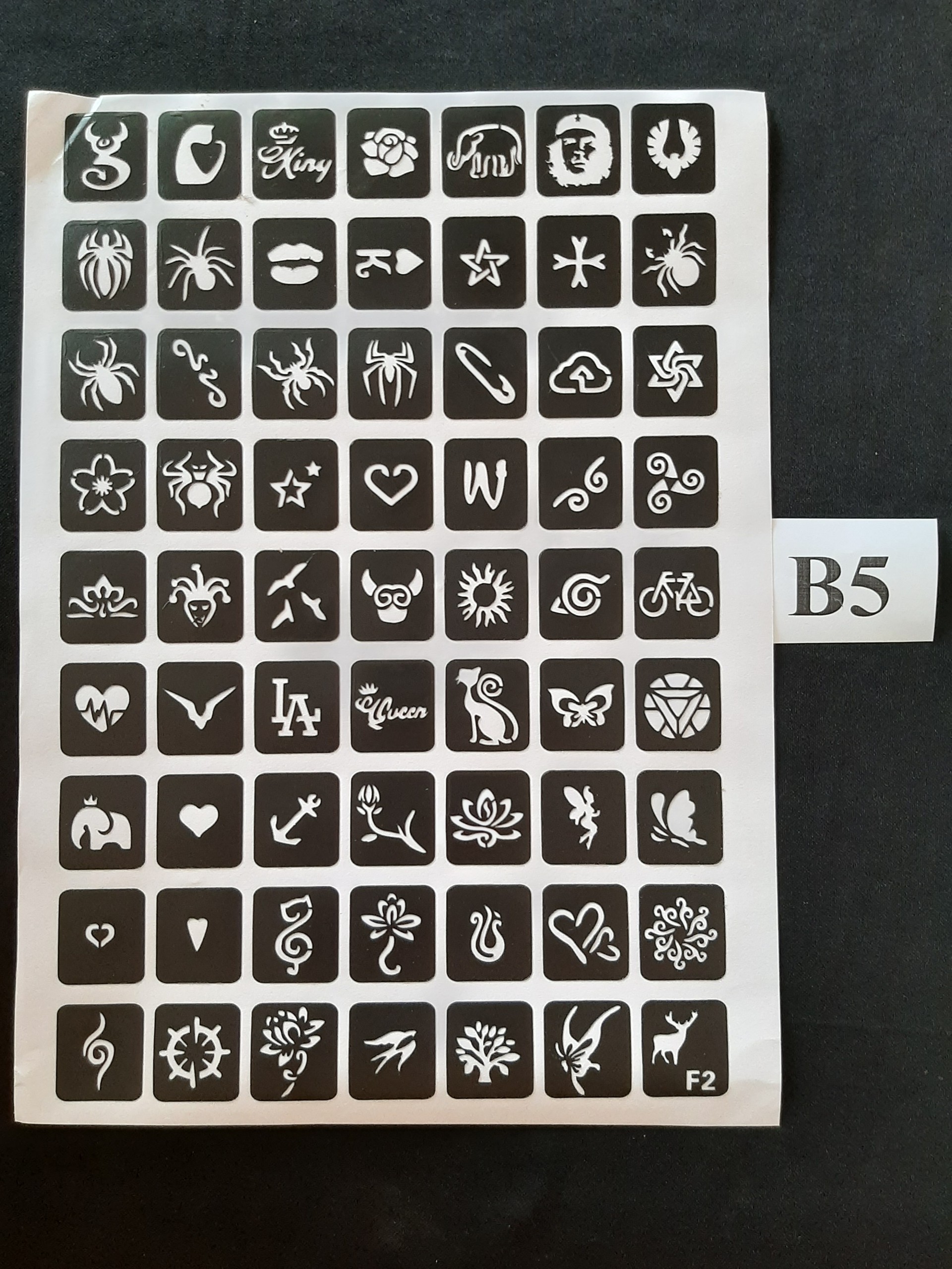 Khuôn xăm A4 dùng cho mực siêu tốc (Bất kỳ)