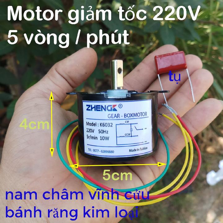 động cơ giảm tốc 220v