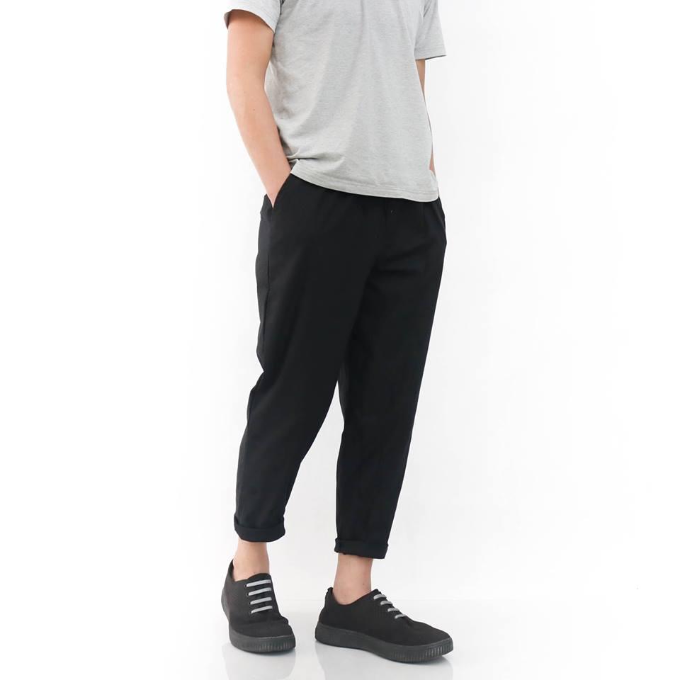 [HOT - 2019] QUẦN BAGGY ĐŨI NAM - MÀU ĐEN TRẮNG