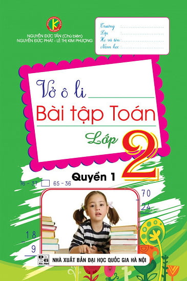 Fahasa - Vở Ô Li Bài Tập Toán Lớp 2 (Quyển 1)