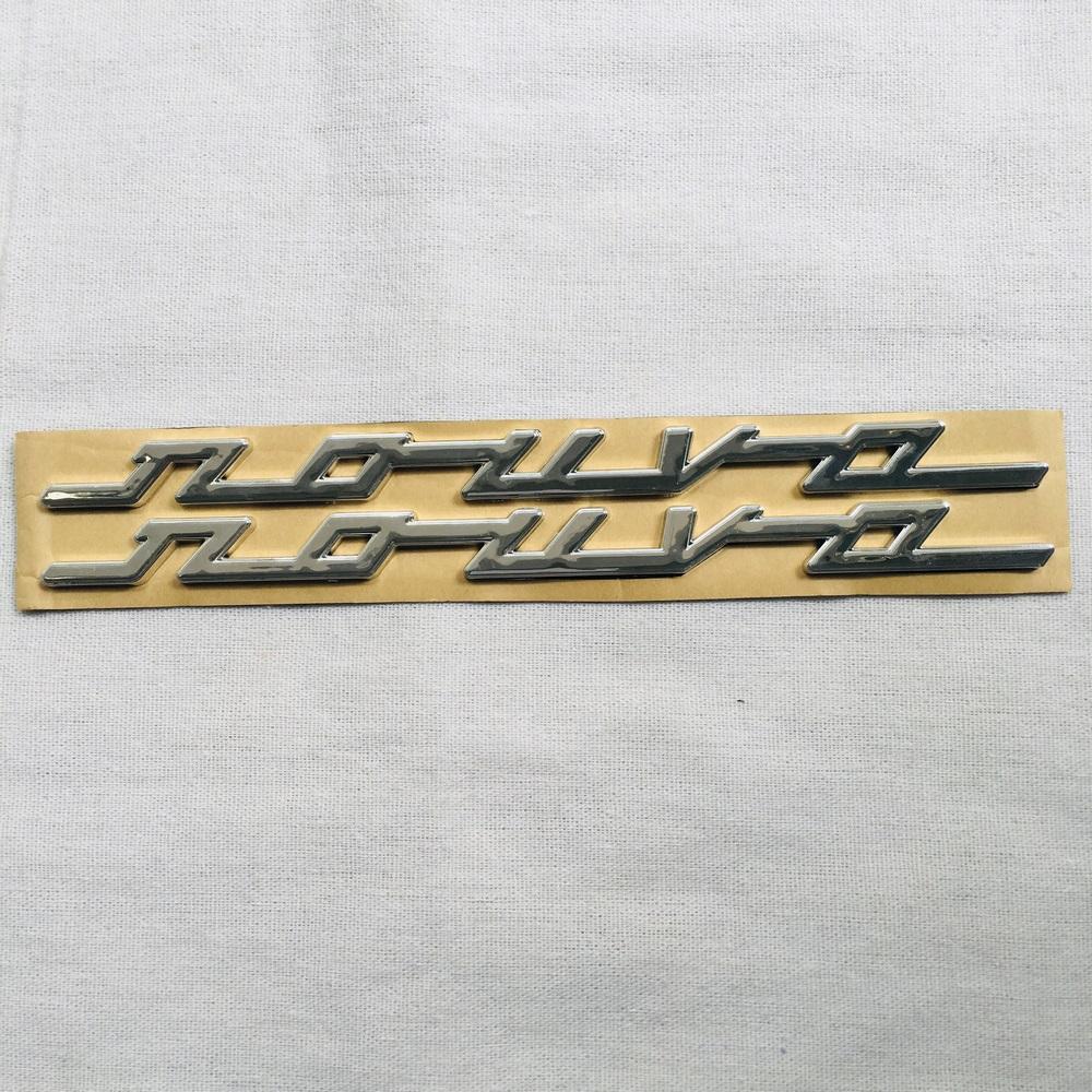 [NEW] TEM CHỮ NOUVO NỔI XI BẠC DÁN XE MỘT THỜI ĐÃ QUA (2 CHỮ)