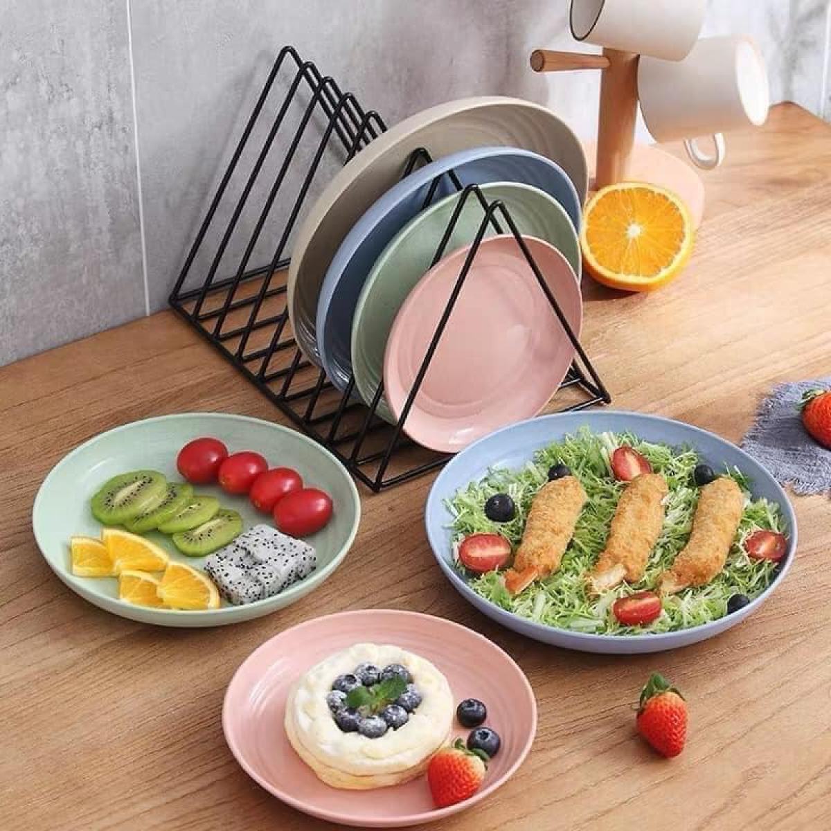 Set 6 đĩa làm từ lúa mạch
