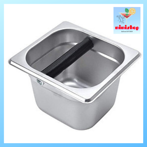 Khay đập bã cà phê - hộp đập bã cà phê pha chế - dụng cụ pha chế