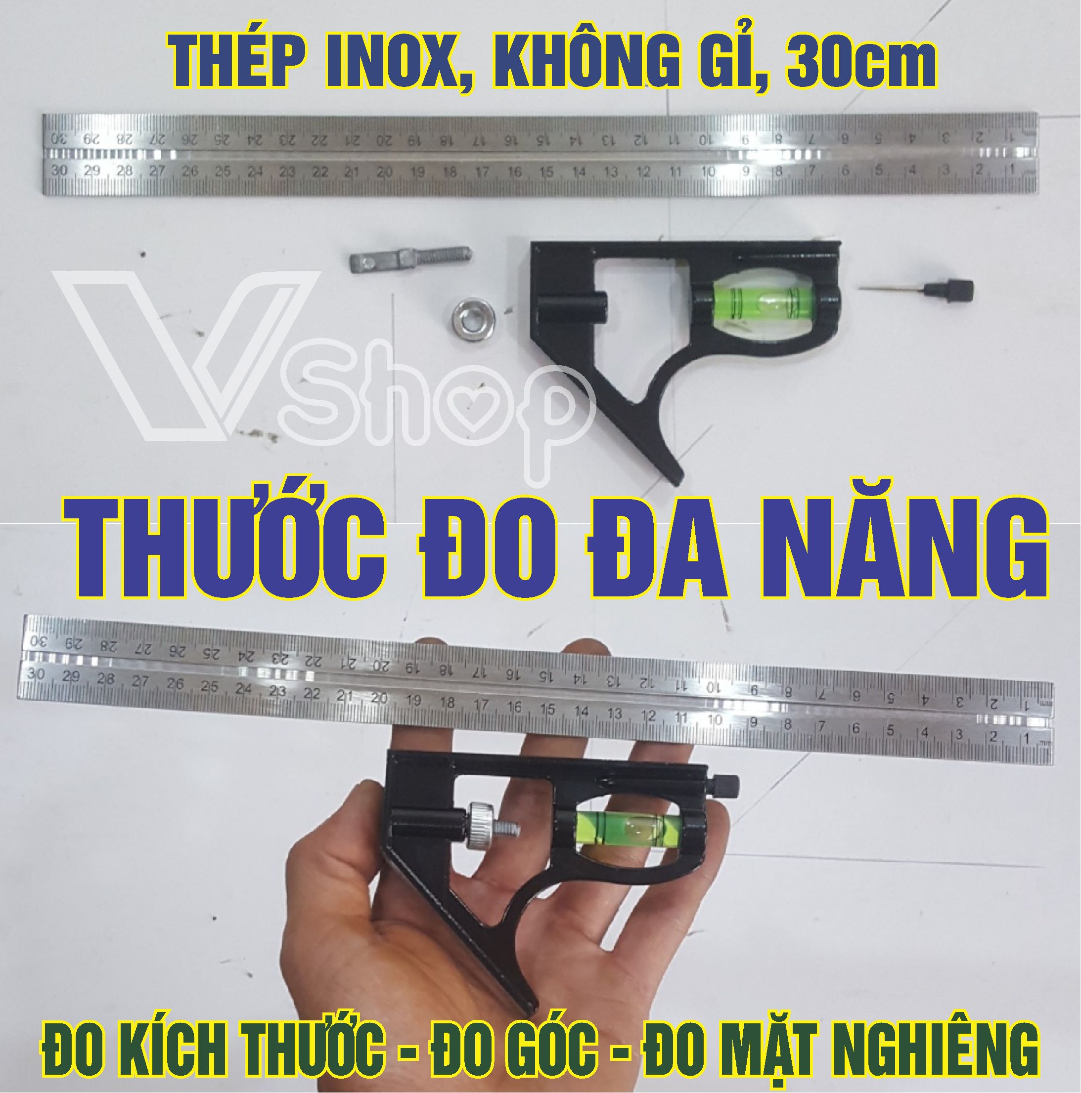 Thước đo góc, kỹ thuật, đa năng, chuyên dụng