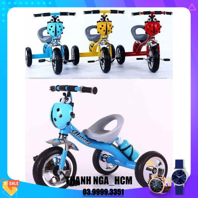 Xe đạp trẻ em 3 bánh con bọ dừa bình nước cho bé