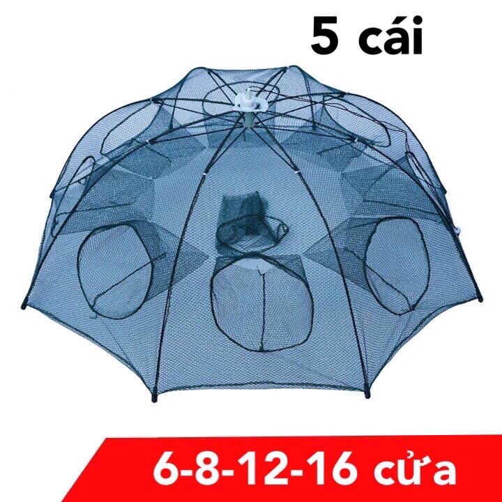 Combo 5 cái lưới bát quái bắt cá 8 cửa