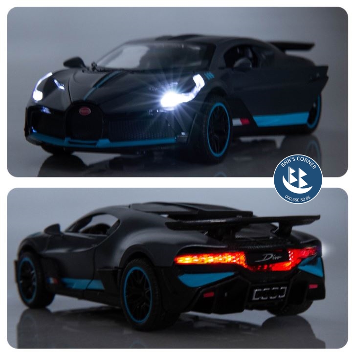 [BNB's Corner] Xe mô hình Bugatti Divo tỉ lệ 1:32 hãng Double Horses