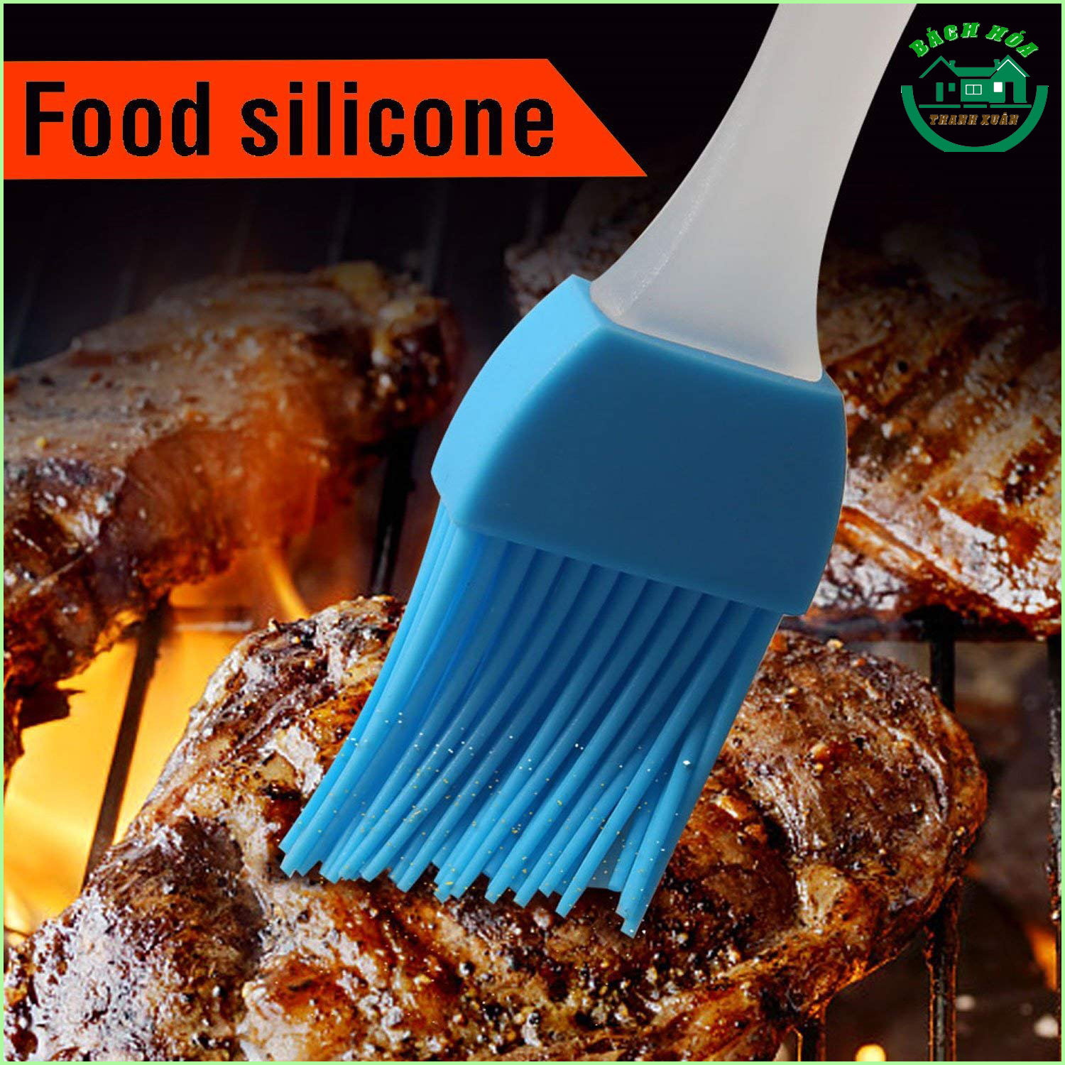 Set (02 - 03) Chổi Quét Ướp Gia Vị - Chổi Quét Silicone Làm Bếp Nướng Bánh Phết Thịt Nướng BBQ Gia Vị Đắp Mặt Nạ (Giao màu ngẫu nhiên - Chọn số lượng)