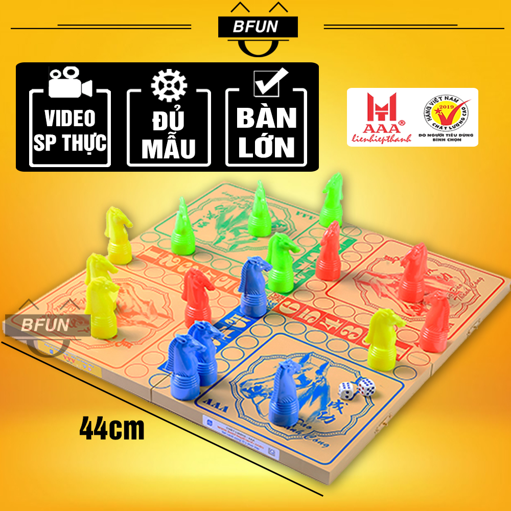 Bộ Cờ Cá Ngựa CAO CẤP Bàn Nhựa/Bàn Giấy Boardgame Đủ Mẫu - Bàn Cờ Đua Ngựa Chính Hãng Liên Hiệp Thành/ Sato Hàng Việt Nam - Đồ Chơi Trẻ Em Board Game Đồ Chơi Cho Bé Trai Bé Gái BFUN
