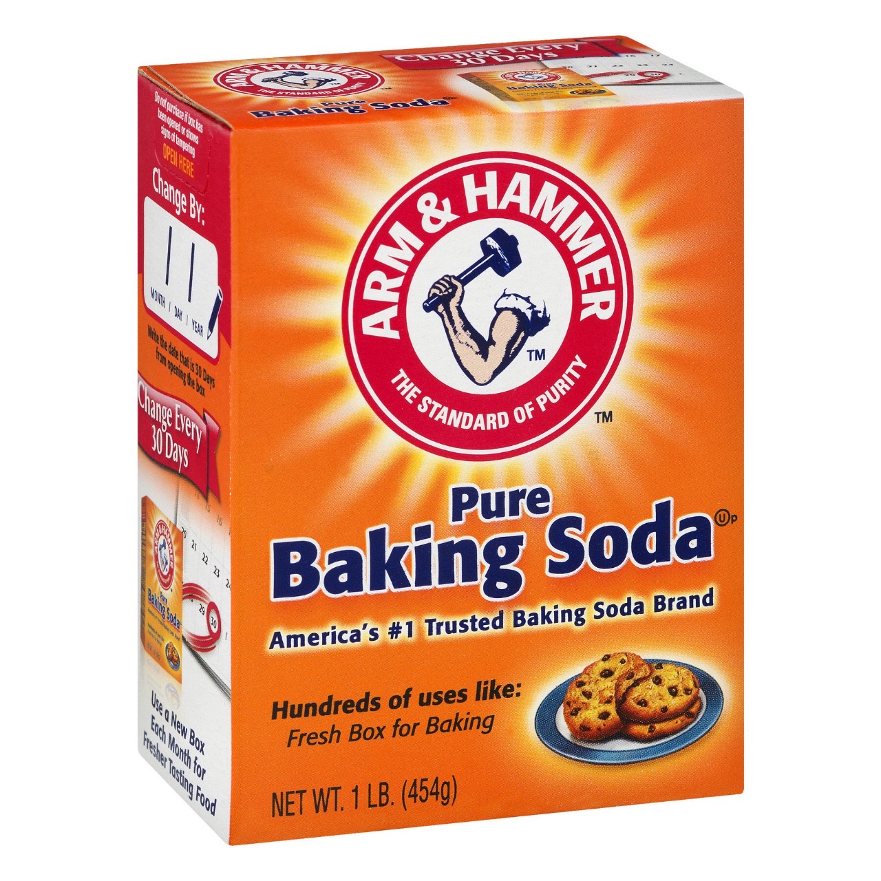  Bột Baking Soda Mỹ Đa Năng Đa Công Dụng 454g - Hàng Chuẩn Chính Hãng - Làm bánh tẩy trắng răng khử mùi 