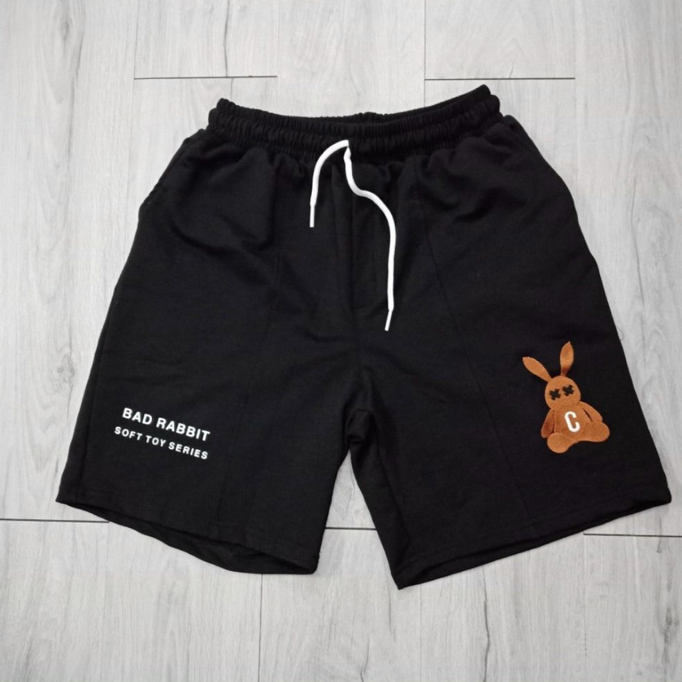 [HCM](Thêu Đẹp) Quần Short Bad Rabbit Soft Toy Series Thỏ C Nâu / Quần Short Chó Puppy 07.07 By Sevenzia