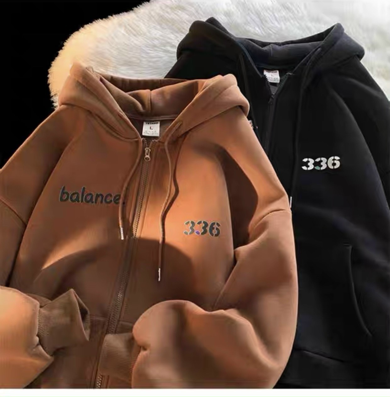 Áo Khoác Hoodie Zip Có Khóa Chất Nỉ Hình Thêu 336 Siêu Đẹp Cá tính