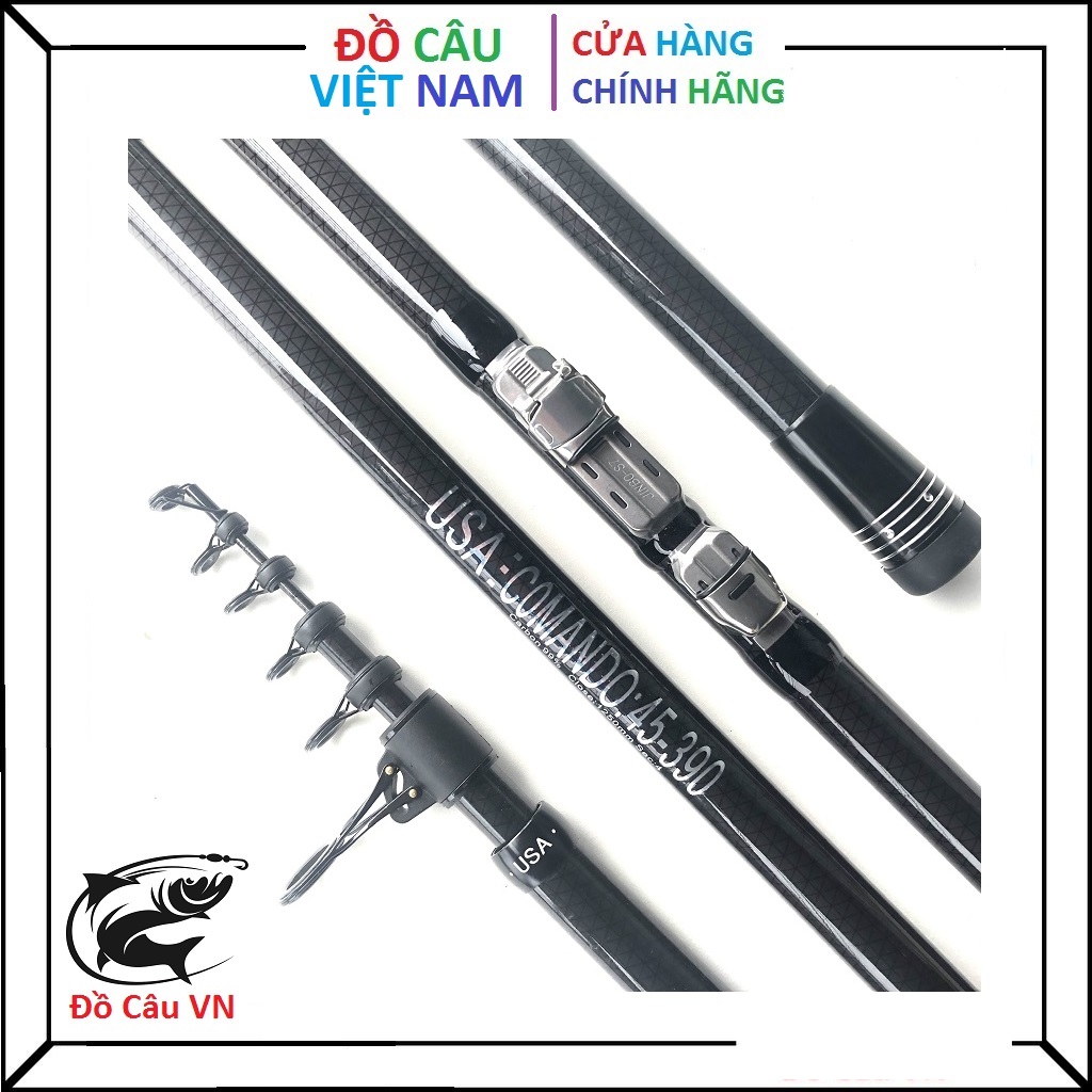 Cần câu lục xa bờ comando usa , độ cứng 45
