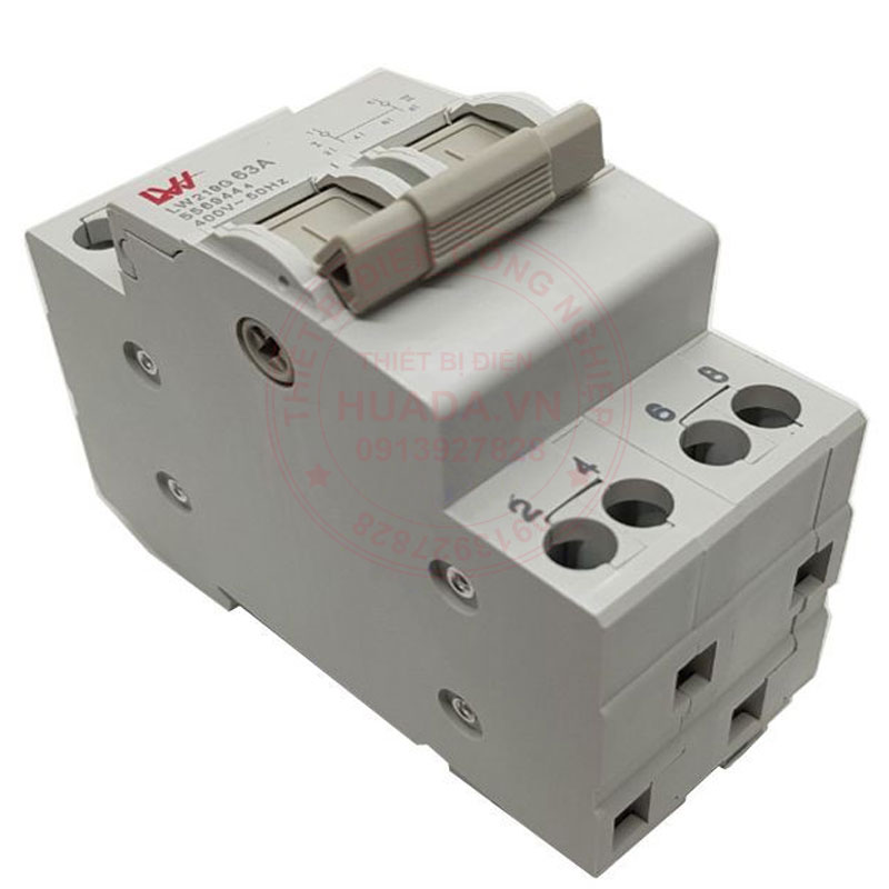 Aptomat đảo chiều 2 pha 32A - Aptomat đảo chiều 2 pha 63A