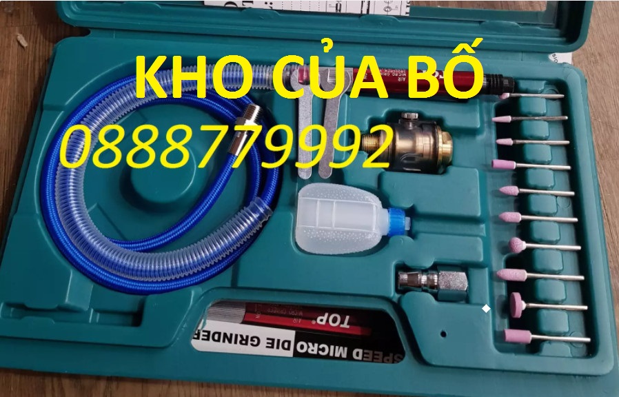 Máy mài hơi dạng viết 3mm, có bộ đá top - pa-230k - top