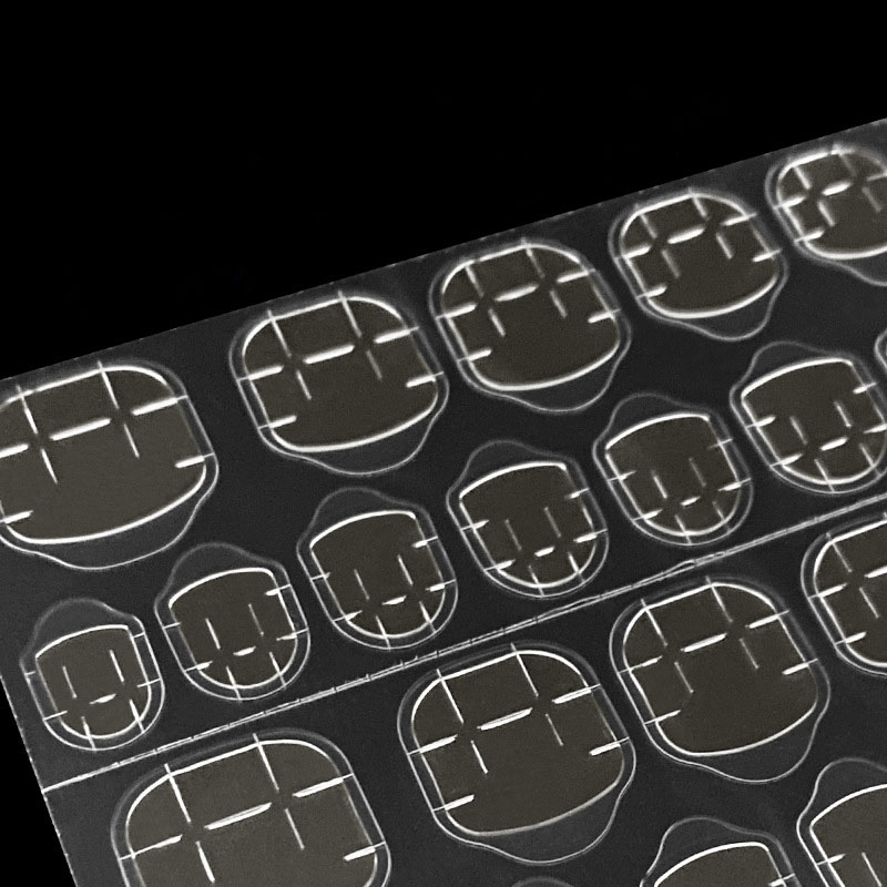 Keo dán móng 2 mặt silicon-24 đầu móng shoper