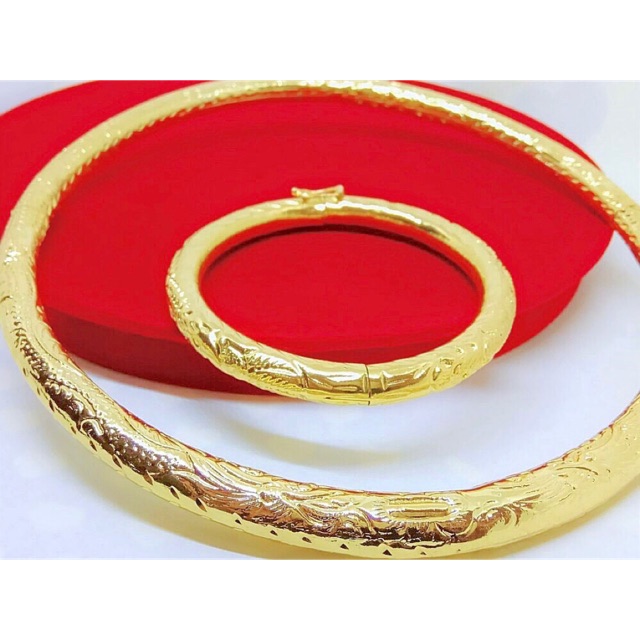 Combo kiềng cổ +vòng tay cưới