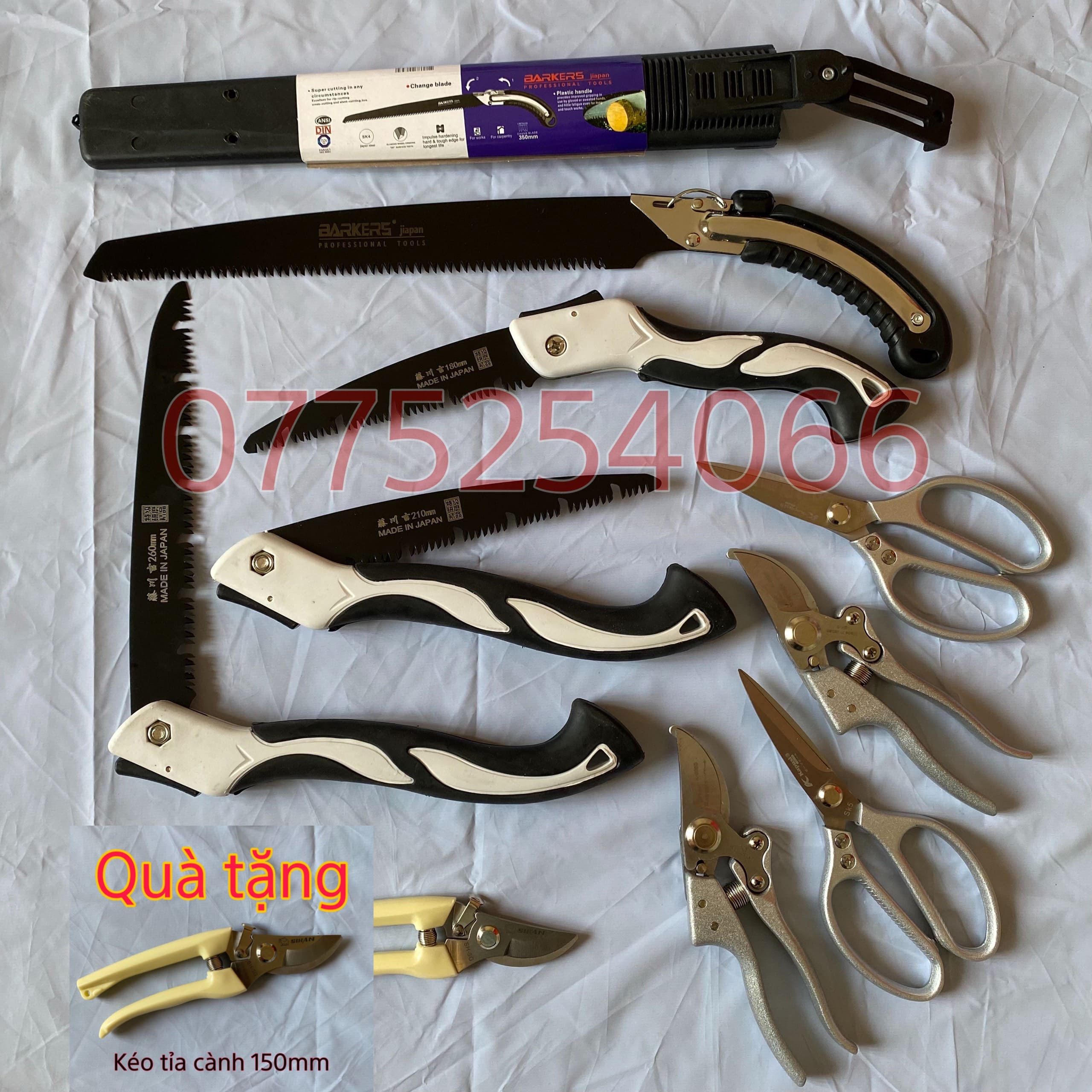 combo chăm sóc cây cảnh bosai Cưa + kéo cắt cành kèm quà tặng Siêu Hot