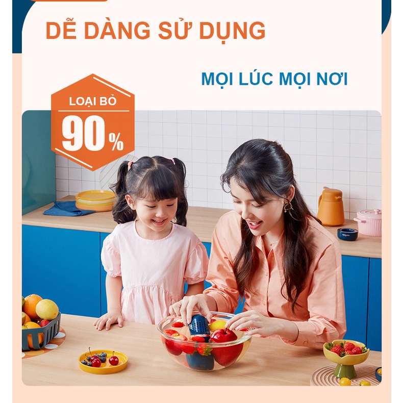 Máy khử độc hoa quả-thực phẩm,máy sục khử trùng Domlin,tiệt trùng loại bỏ chất bảo quản thuốc trừ sâu