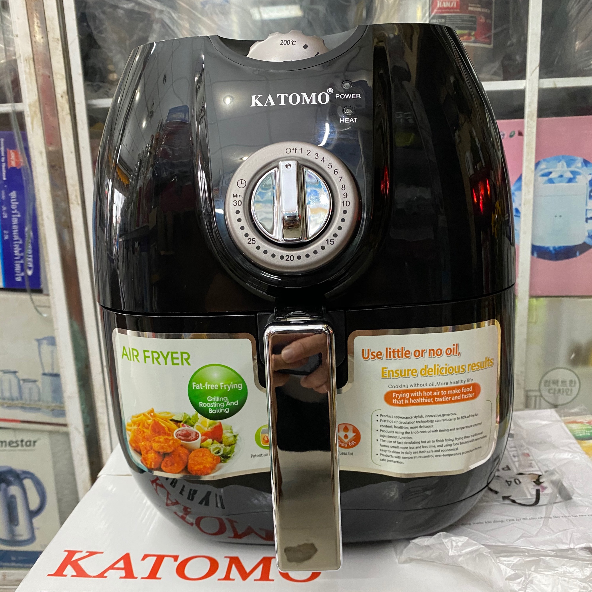 Nồi chiên không dầu katomo 656