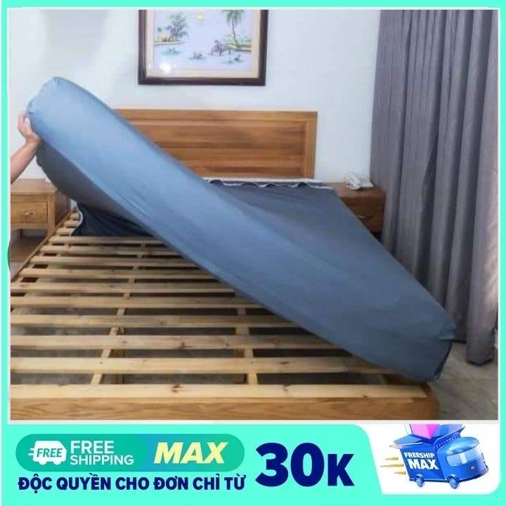 [HCM][ FREESHIP MAX] ÁO BỌC NỆM - ÁO GA BỌC NỆM 2 MẶT THUN HÀN QUỐC (SIZE 1m8x2mx2 tấc)