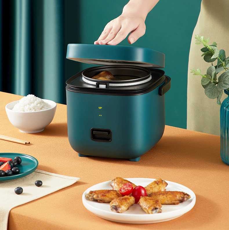 Nồi cơm điện mini lòng chảo chống dính Rice Cooker thích hợp cho 1-2 người Nồi cơm điện mini lòng chảo chống dính Rice Cooker thích hợp cho 1-2 người