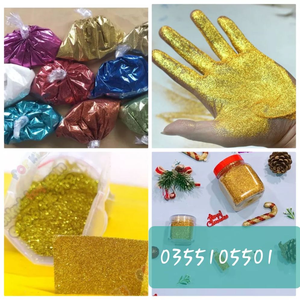 kim tuyến vàng trang trí 500g