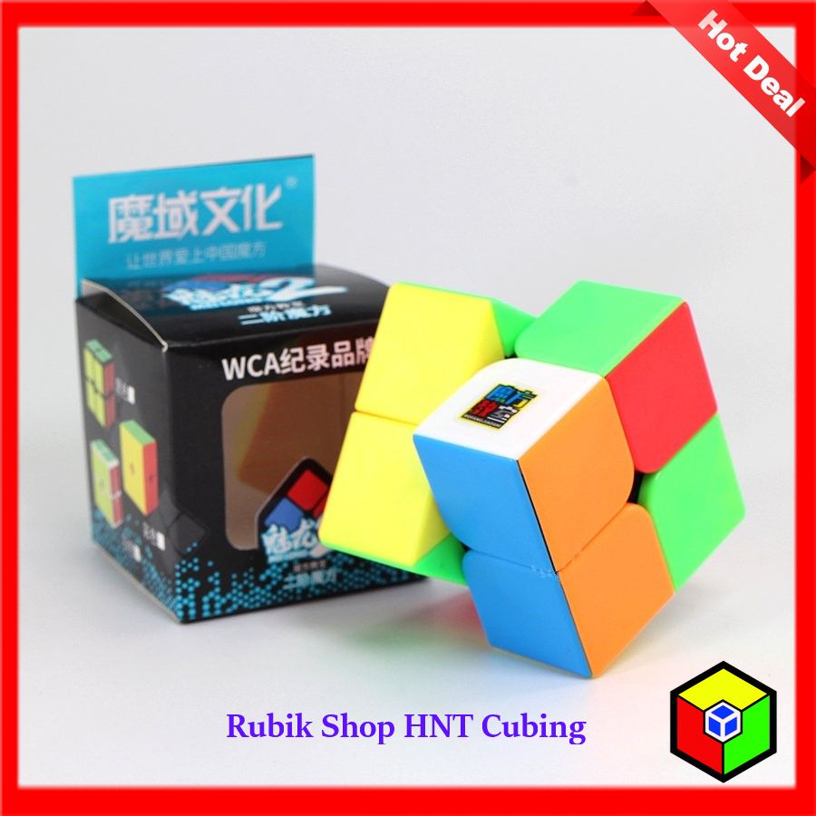 Rubik 2x2 MoYu Meilong 2 Khối Rubic Lập Phương 2 Tầng Hãng MoYu 2x2x2
