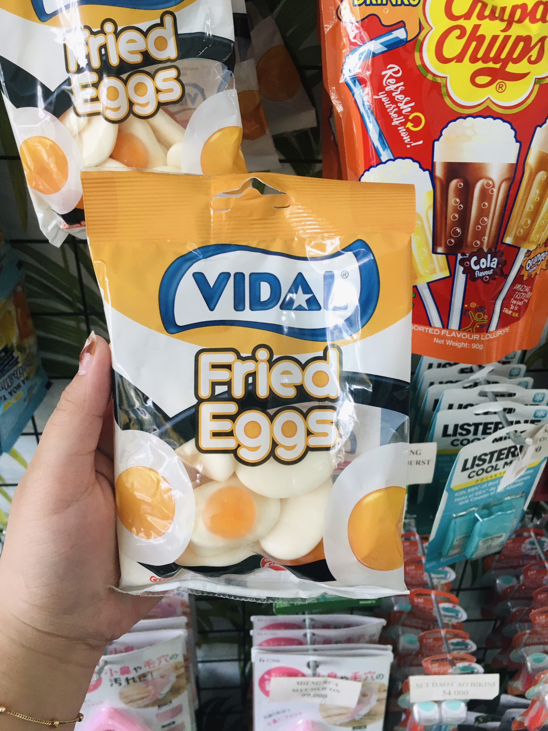 Kẹo dẻo hình quả trứng chiên Vidal