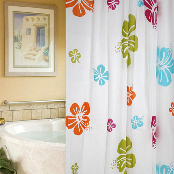 [HCM]Rèm cửa nhà tắm PEVA 180x200cm - Hoa hướng dương