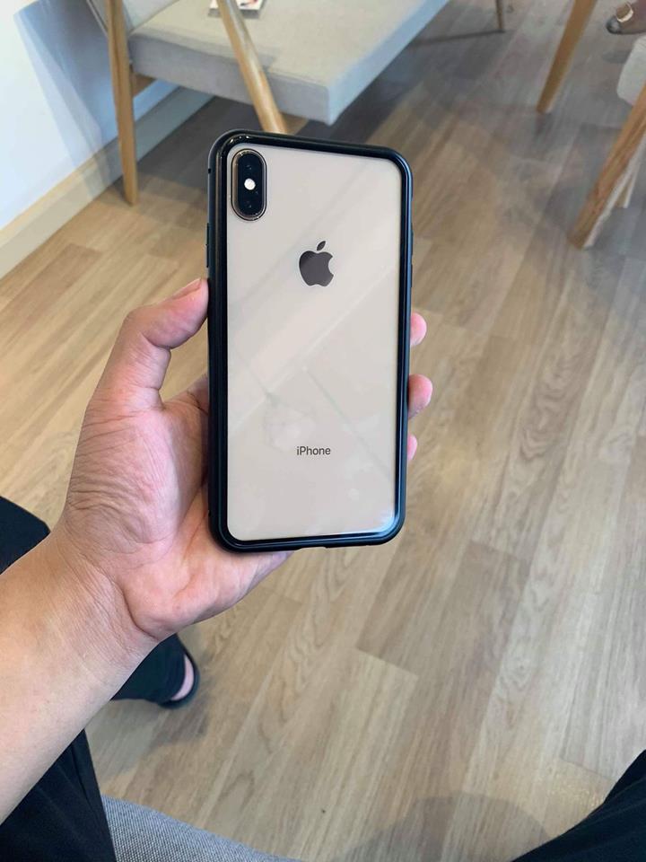 ỐP HÍT NAM CHÂM LIKGUS VIỀN NHÔM 360* CHỐNG SỐC DÀNH CHO iP/XS MAX/XS/XR/X