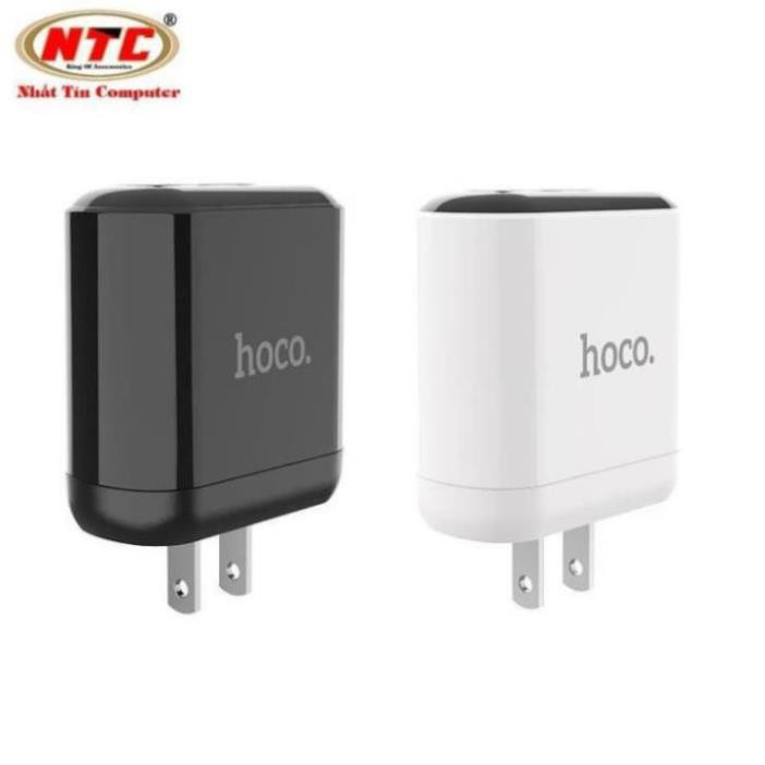 Cốc sạc nhanh 3 cổng USB Hoco HK1 Supernatural điện áp max 5A, có đèn led báo dòng tải - Hãng phân phối chính thức