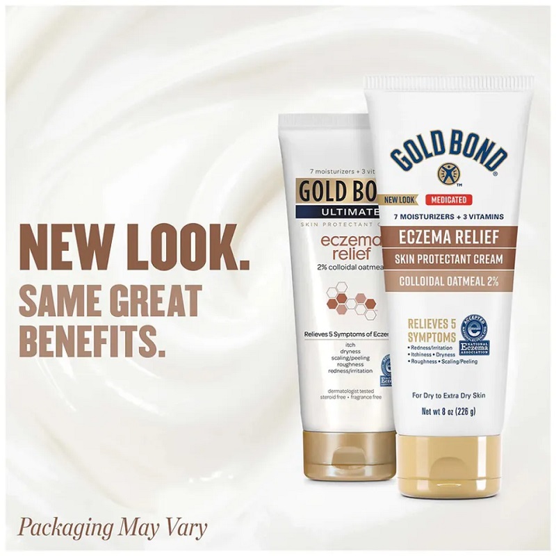 Dưỡng thể ngừa da chàm & viêm da Gold Bond Eczema Relief 226g